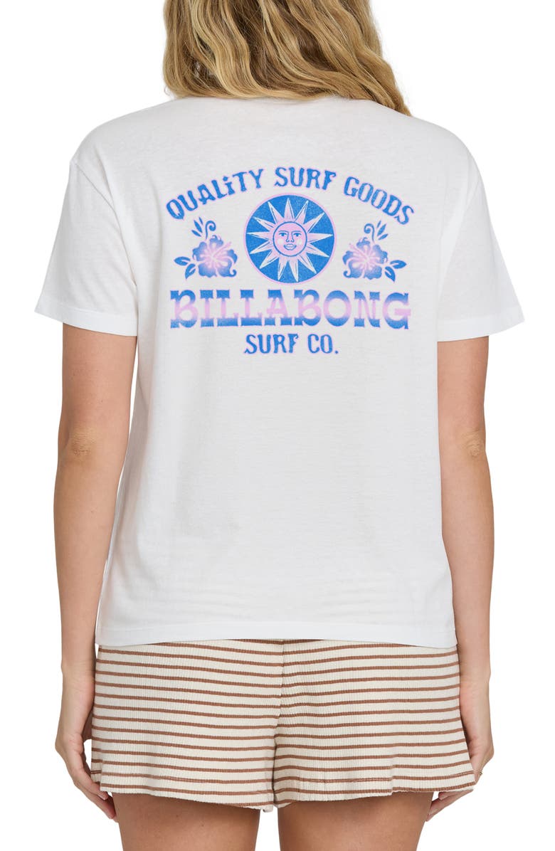 Billabong Sun Echoes Cotton T-Shirt, Alternate, color, Salt Crystal
