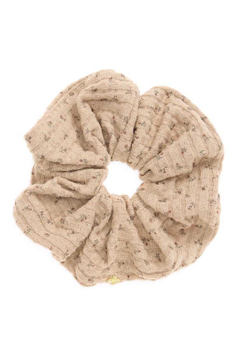 Story Scrunchie, Main, color, BROWN