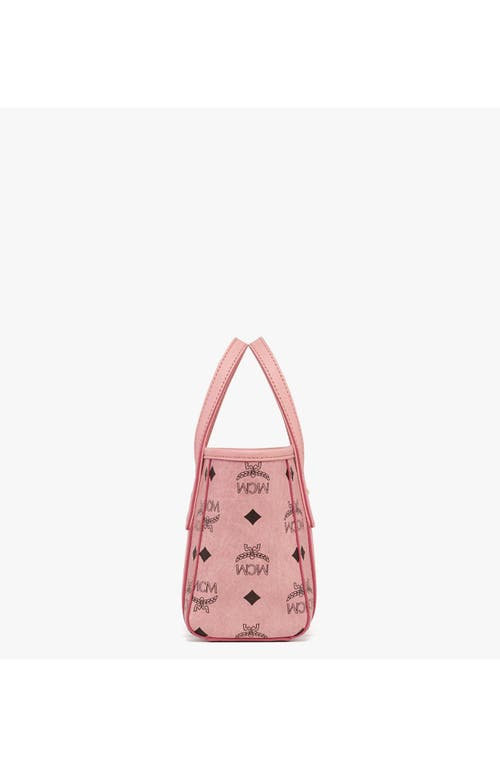Mcm X-mini Toni Top-zip Shopper In Pink