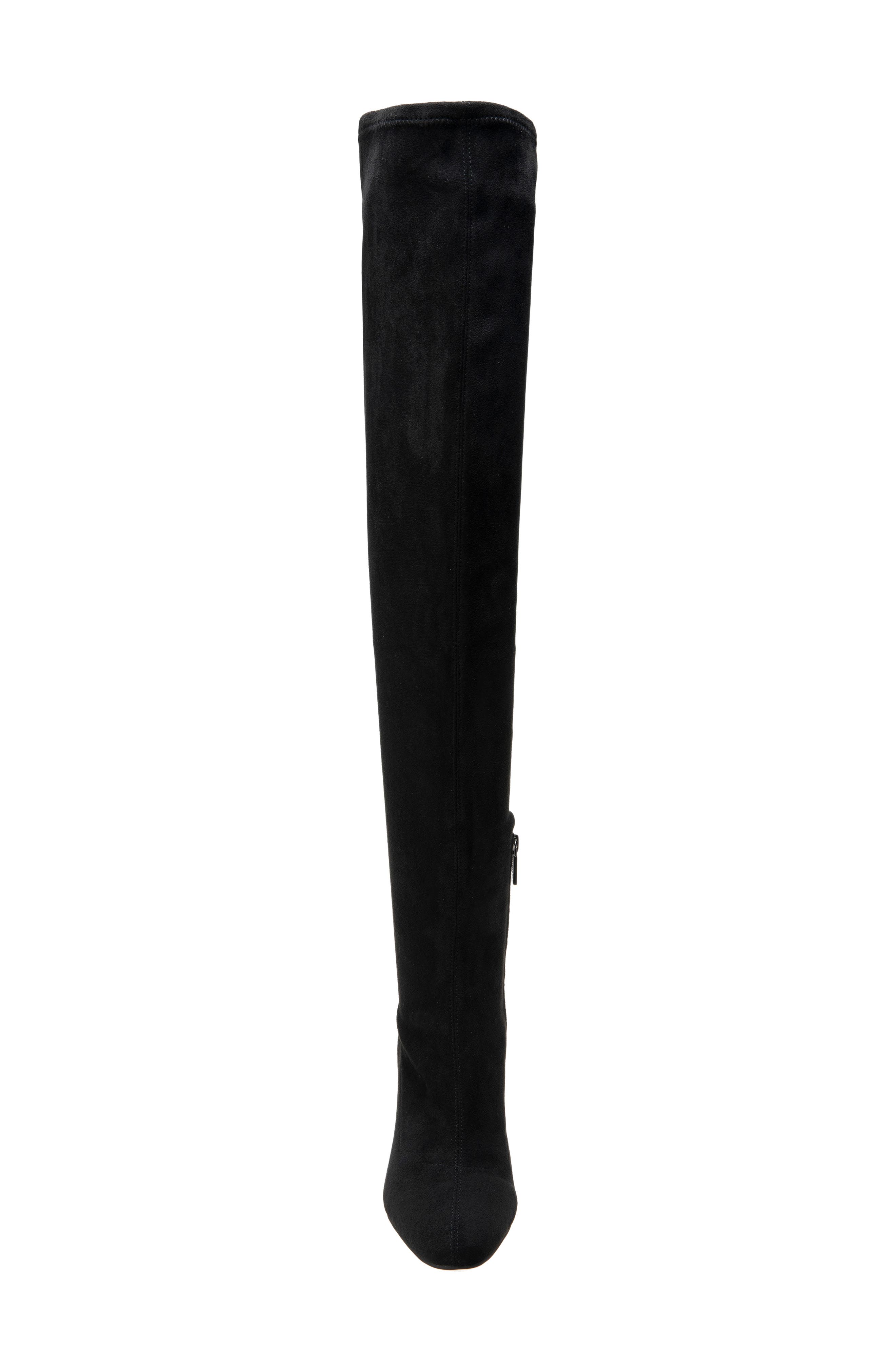 Posie Over the Knee Boot, Alternate, color, BLACK