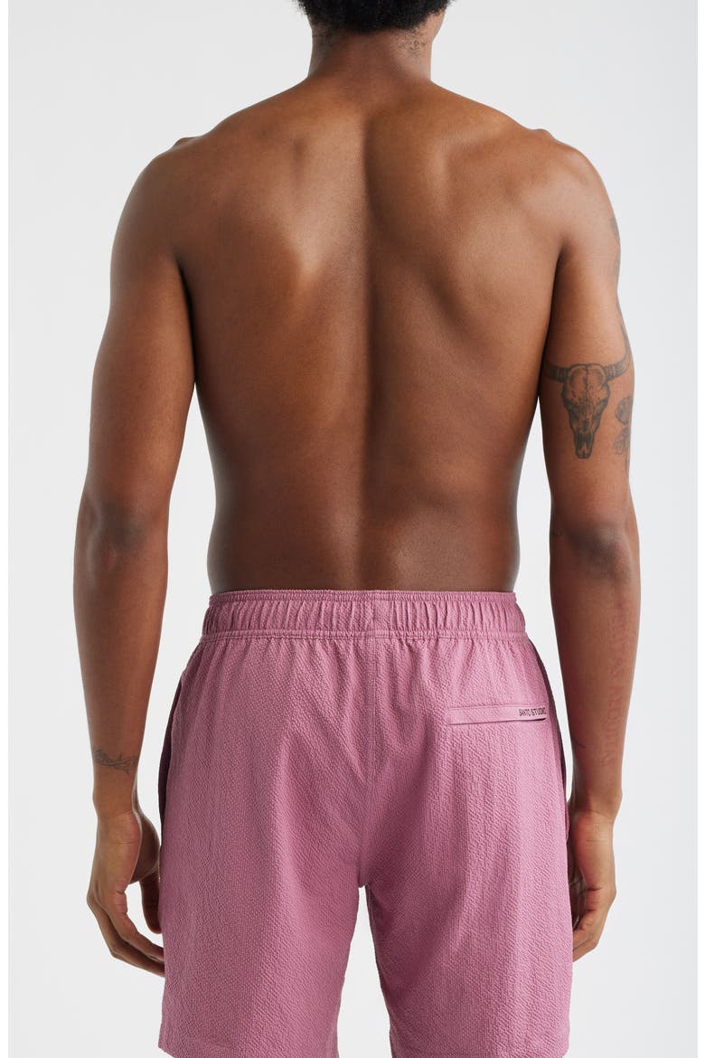 Lido Swim Trunks, Alternate, color, ROSE