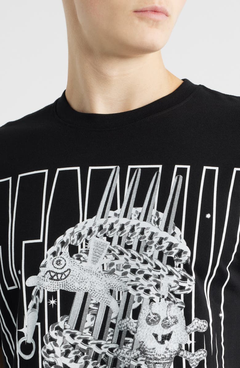 ICECREAM Pasta Cotton Graphic T-Shirt, Alternate, color, Black