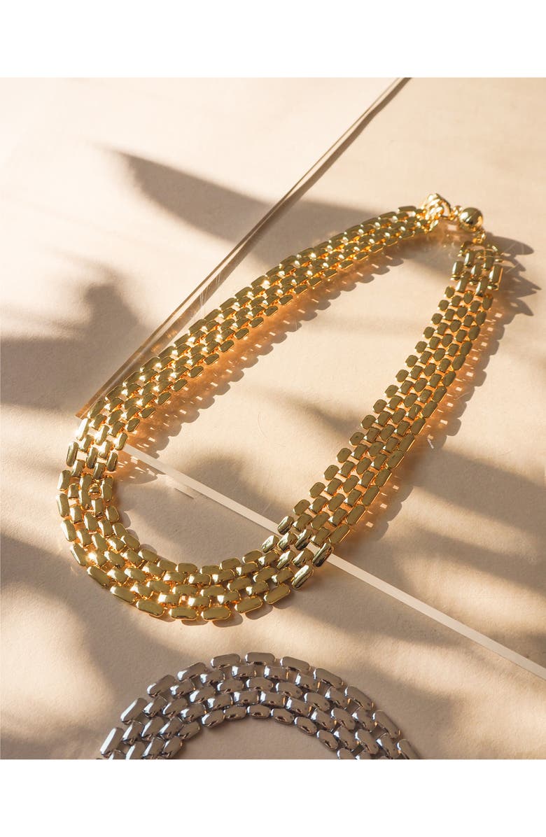 Luv AJ Celine Chain Link Necklace, Alternate, color, 