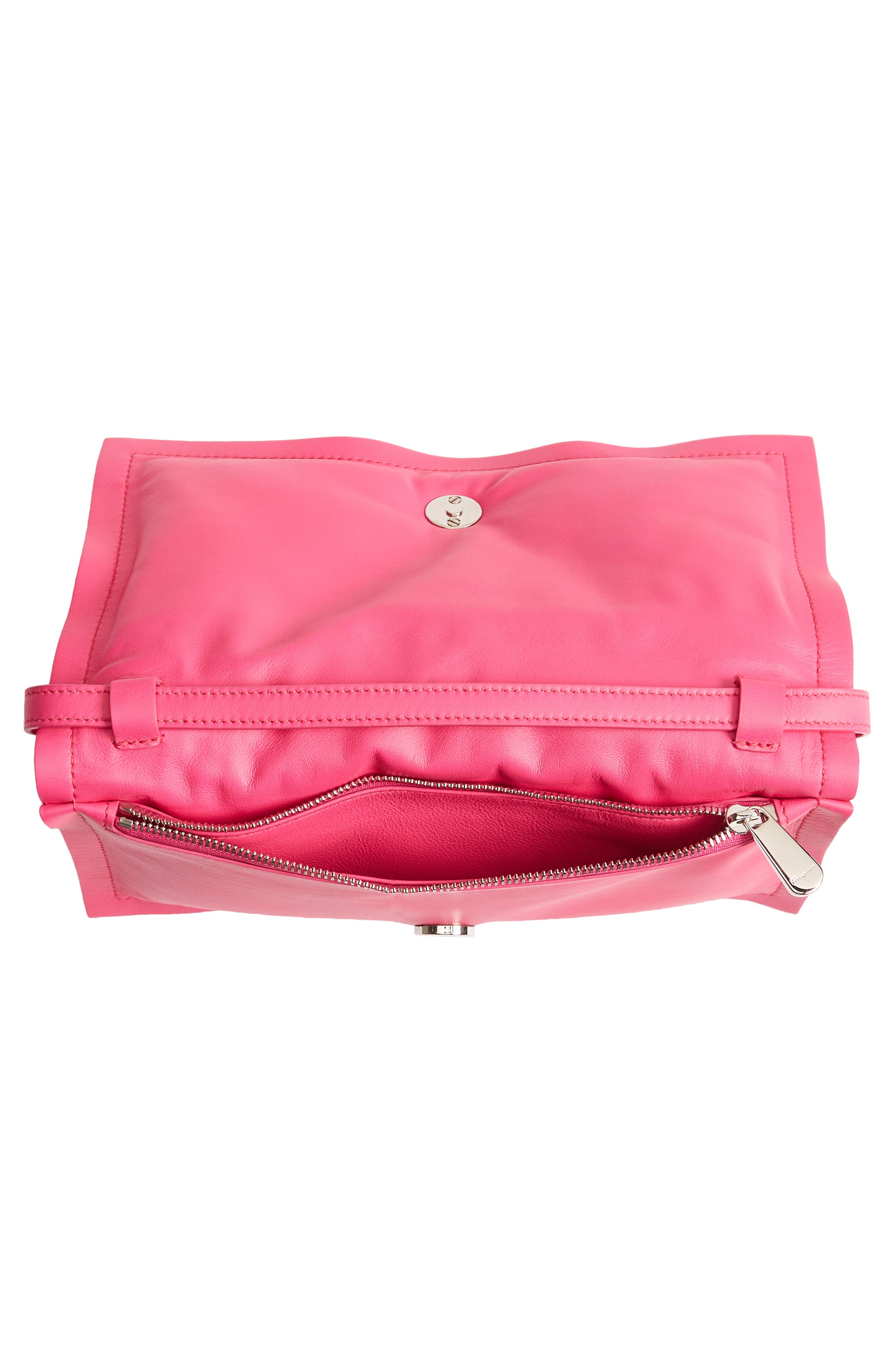 FERRAGAMO Salvatore Ferragamo Mini Viva Bow Puffy Leather Shoulder Bag, Alternate, color, 