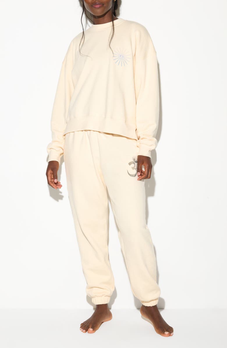 Spiritual Gangster Emit Peace Bex High-Low Sweatshirt, Alternate, color, Canvas