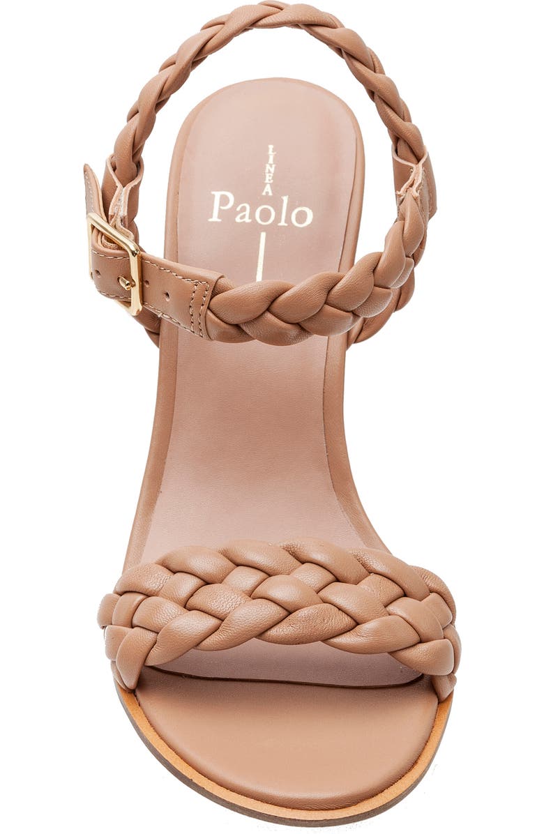 Linea Paolo Esie Ankle Strap Wedge Sandal, Alternate, color, Desert
