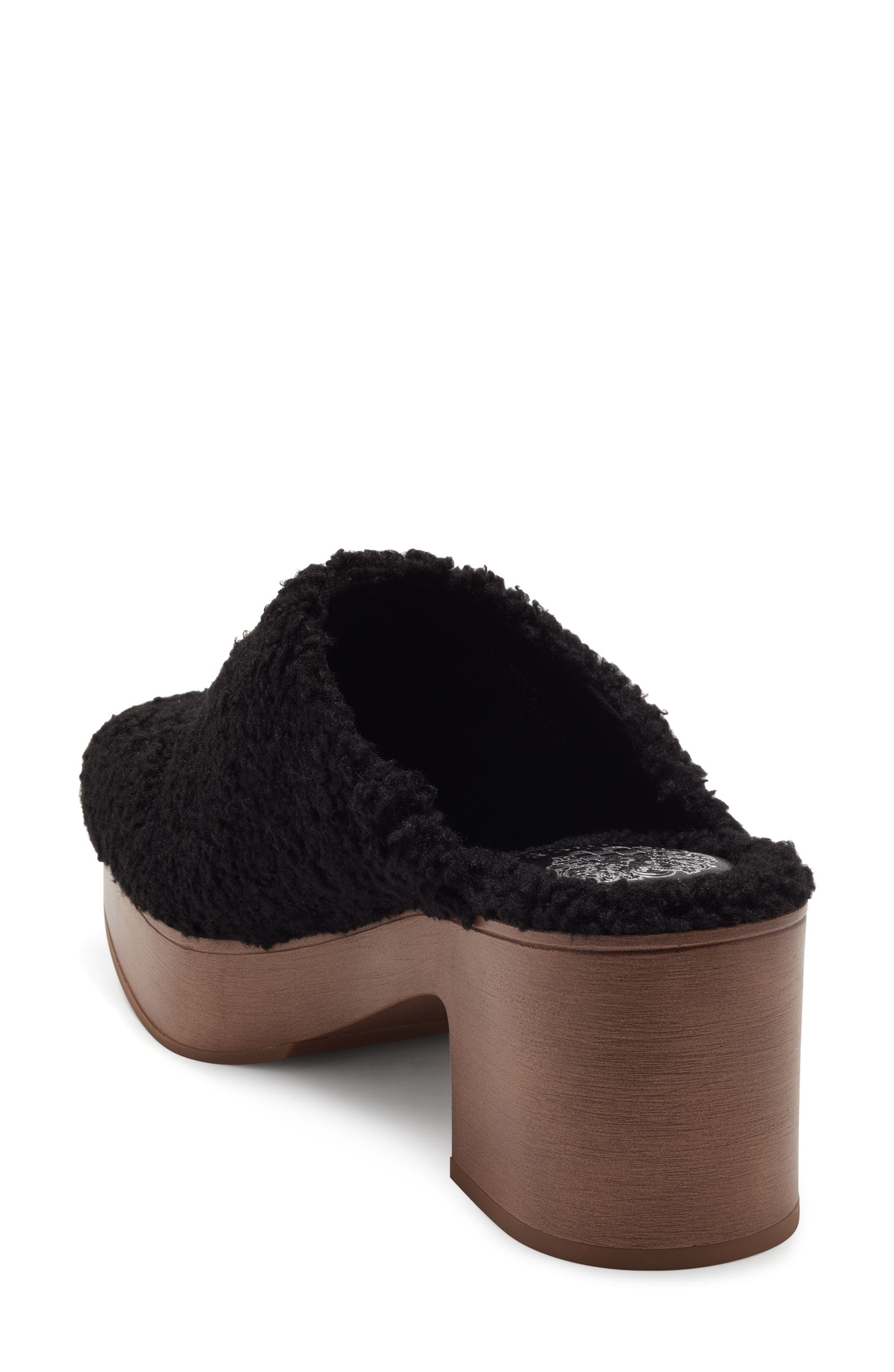 Vince Camuto Rimindel Faux Shearling Platform Mule, Alternate, color, 