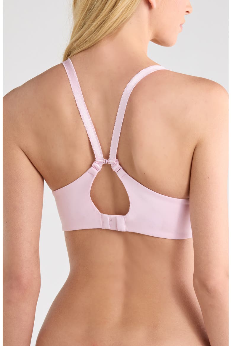 Norah Chic Plunge T-Shirt Bra, Alternate, color, CANDY PINK