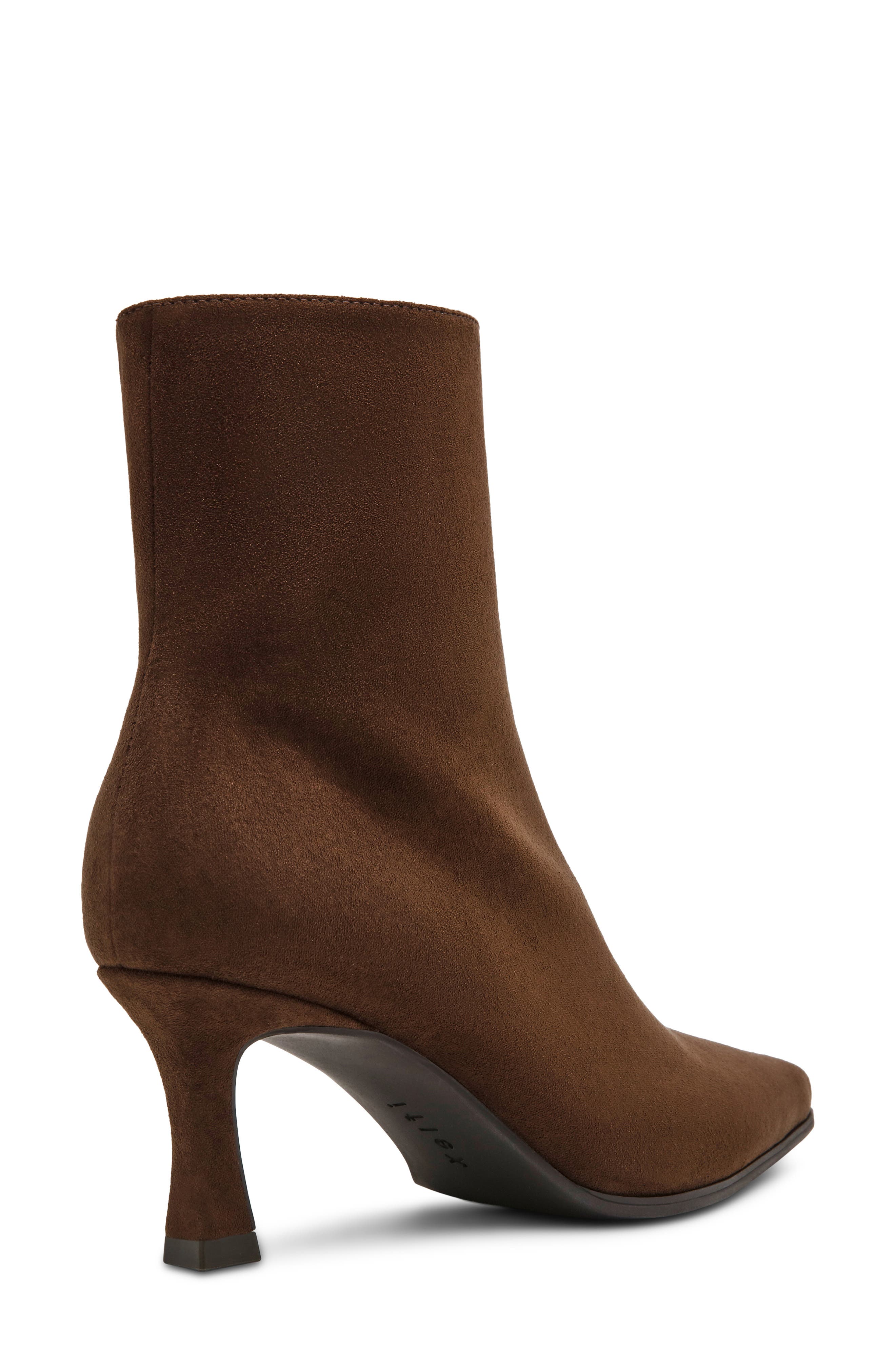 Cosia Bootie, Alternate, color, BROWN MICROSUEDE