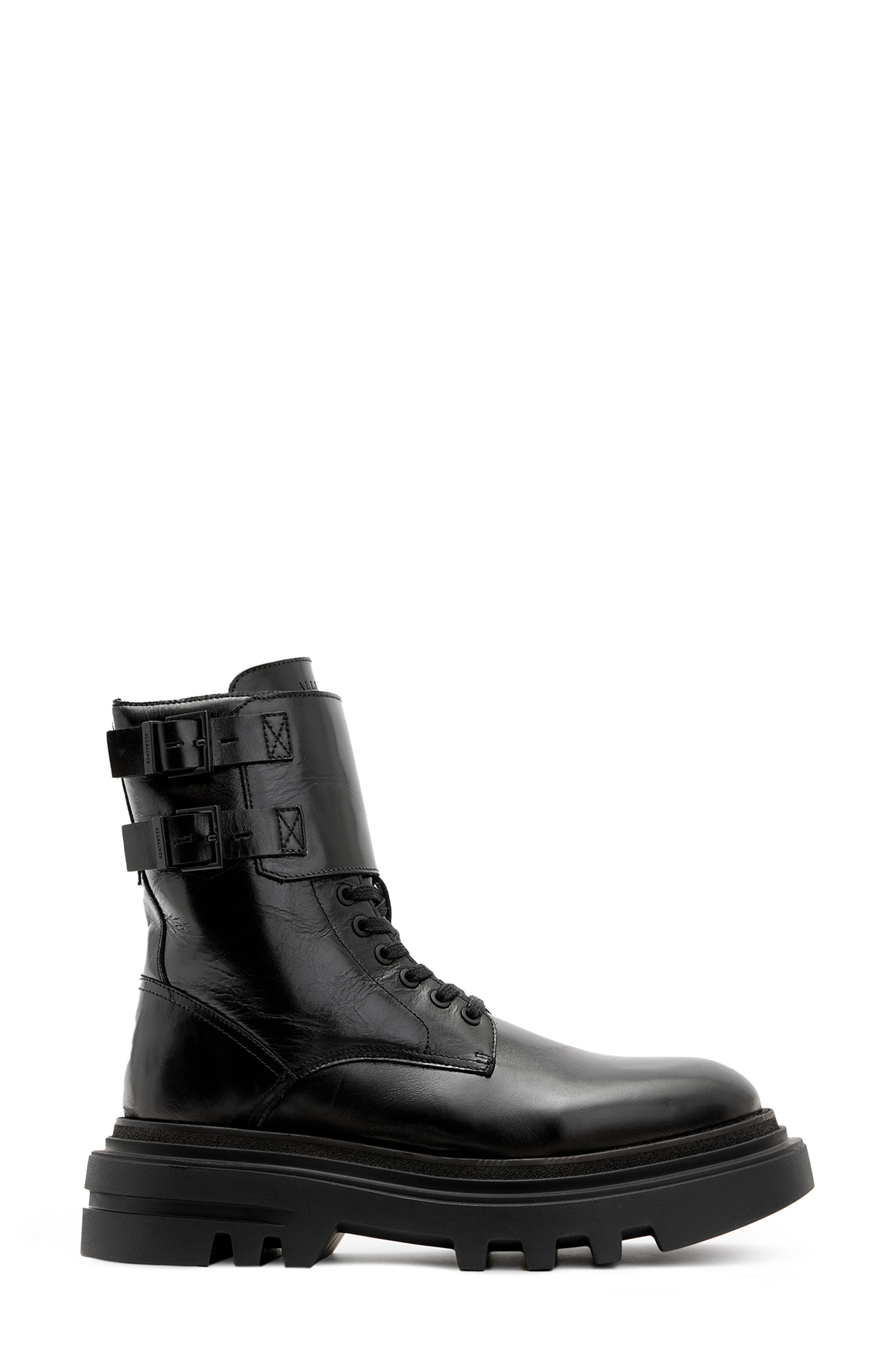 AllSaints Zoe Combat Boot, Alternate, color, 