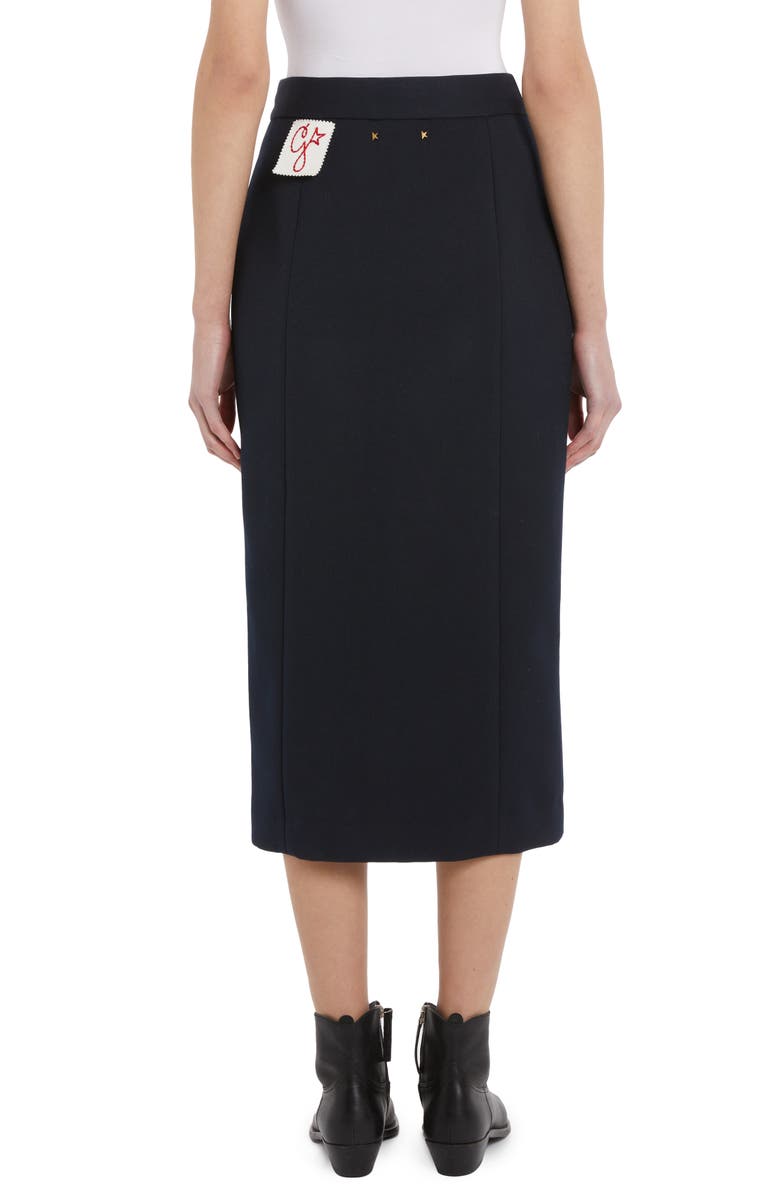 Golden Goose Golden Collection Virgin Wool Blend Pencil Skirt, Alternate, color, 