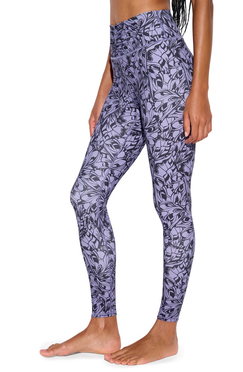 Spiritual Gangster Manifest Selene 7/8 Leggings, Alternate, color, Dawn