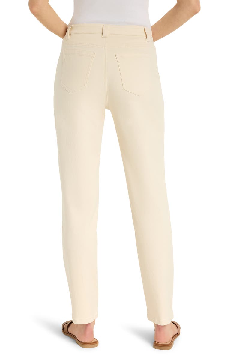 NIC+ZOE Carpenter Relaxed Straight Leg Ankle Jeans, Alternate, color, Canvas