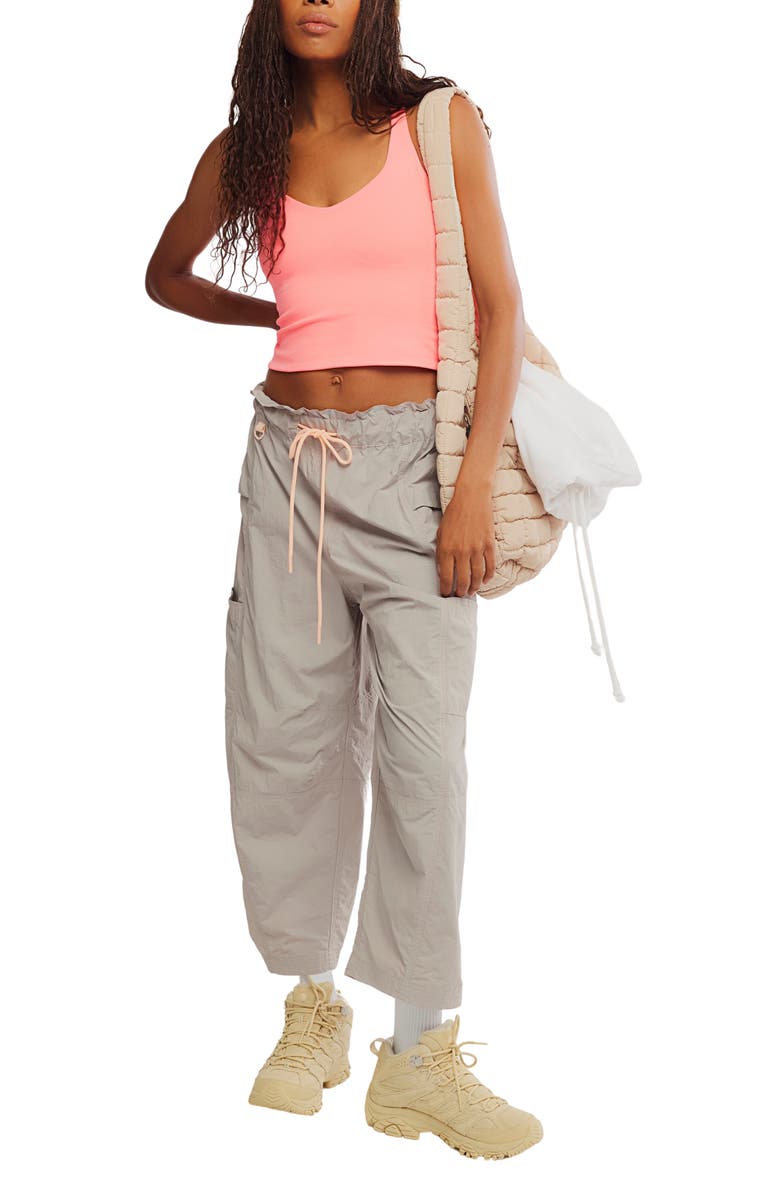 FREE PEOPLE MOVEMENT Good Karma Sculpt Tank, Alternate, color, Just Peachy