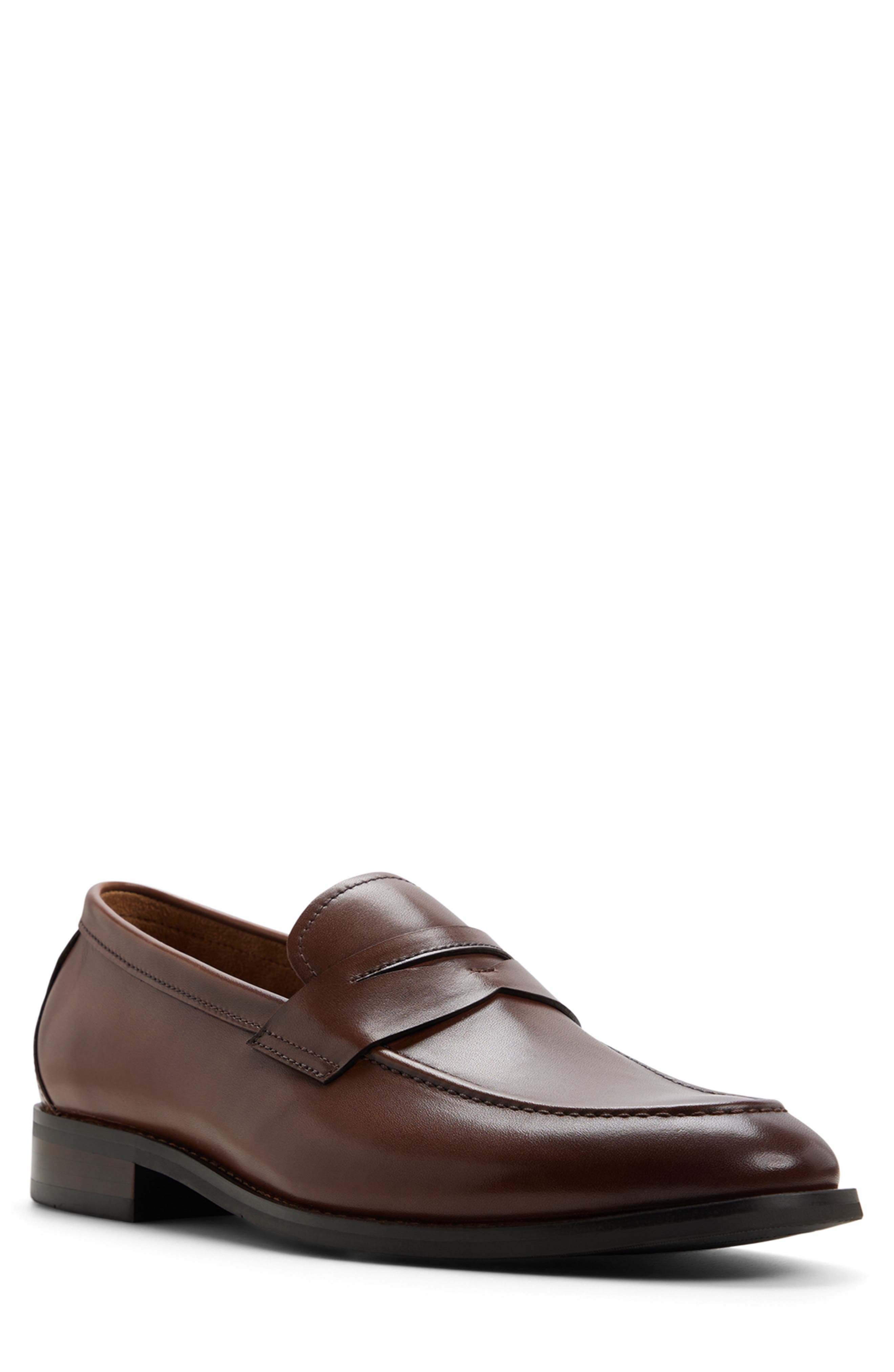 Brooks Brothers Glenrock Apron Toe Penny Loafer, Main, color, 