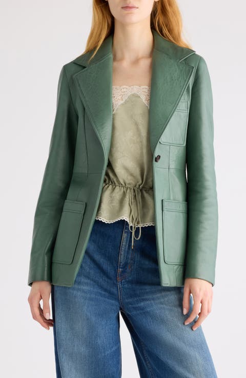 ジャケット Chloe JACKET (CH25SVE04299 20C) Chloé Scalloped Spencer Jacket In Velvet | Chloé US