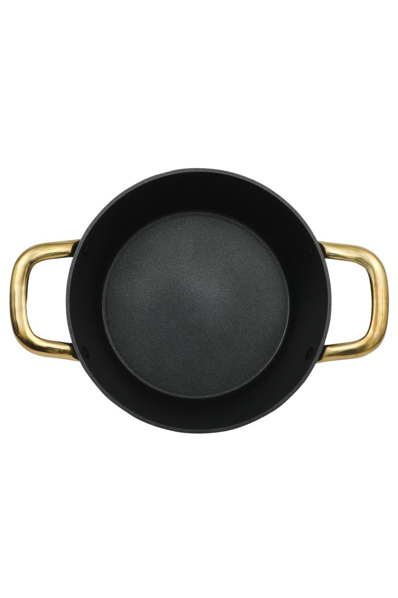 Abbottsford 7 Quart Nonstick Aluminum Dutch Oven, Alternate, color, Black