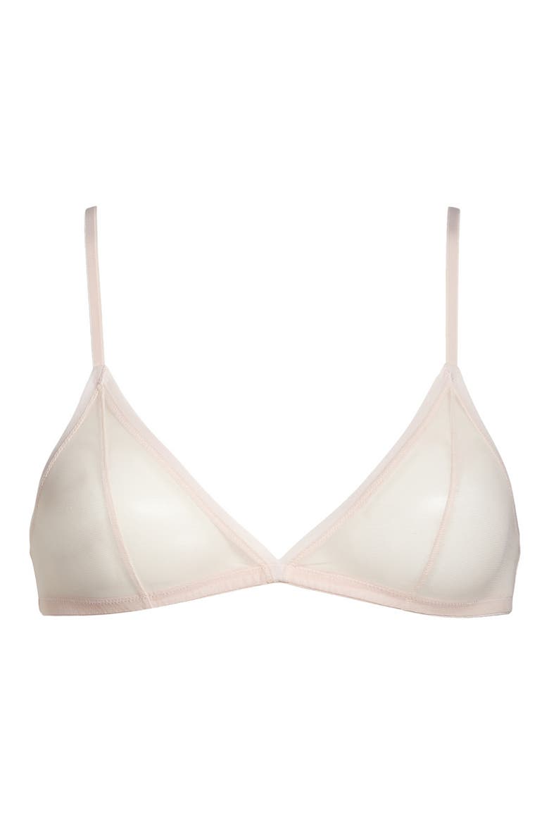 Tibi Mesh Bralette, Alternate, color, BLUSH PINK