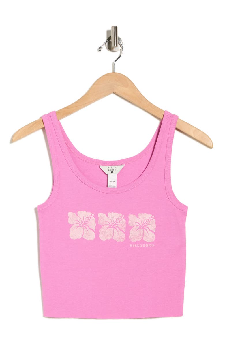 Three Of a Kind Cotton Graphic Tank, Alternate, color, SWEET ORCHID