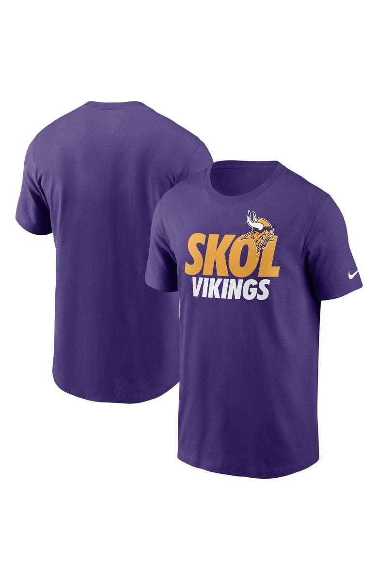 Nike Men's Nike Purple Minnesota Vikings Hometown Collection Skol T-Shirt, Main, color, Purple