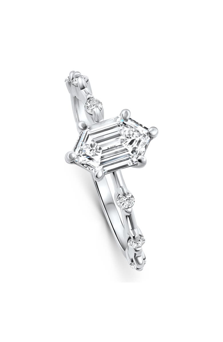 Bliss Diamond Certified 1 1/3Ct Hexagon Diamond Jamie Engagement Ring 14k Gold Lab Grown, Main, color,