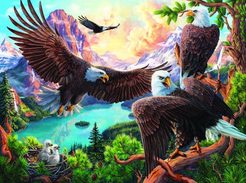 Eagle Dance 1000 piece Jigsaw Puzzle for Adults