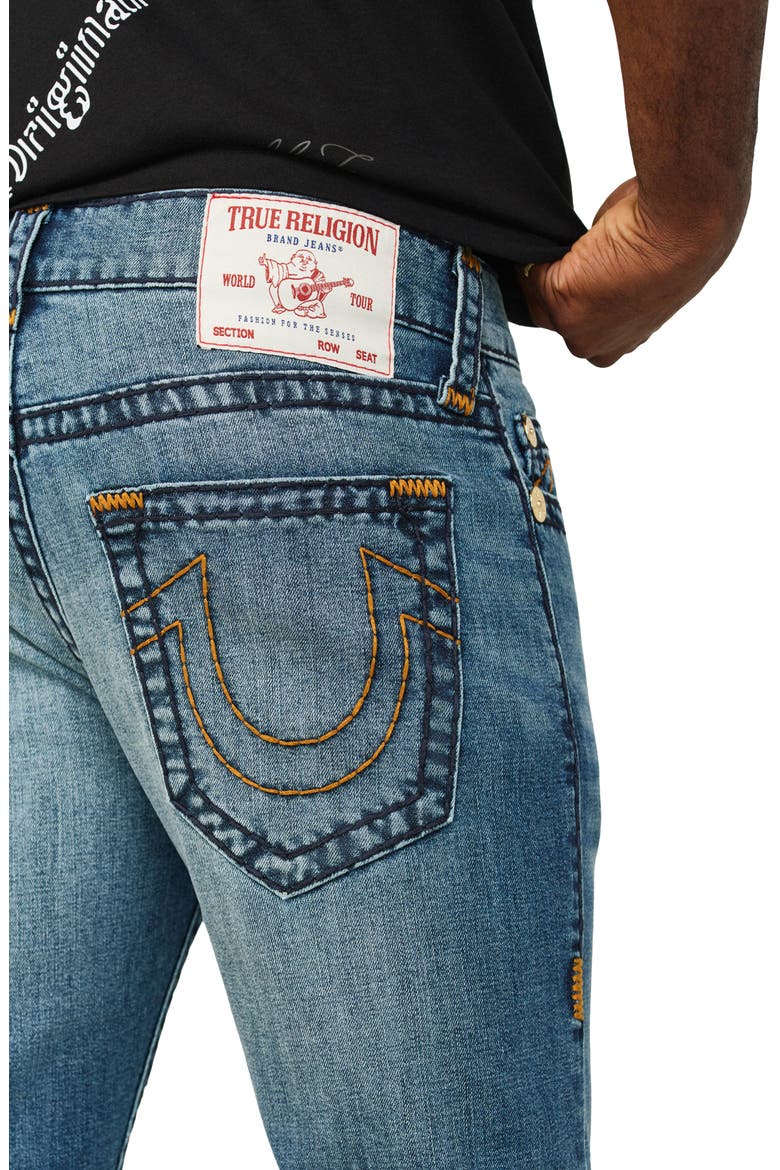 Rocco Super T Denim Shorts, Alternate, color, FOREST DENIM DARK WASH