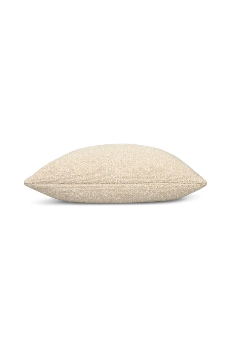 Alto Textured Boucle Indoor & Outdoor Woven Accent Pillow & Insert, Alternate, color, Crema