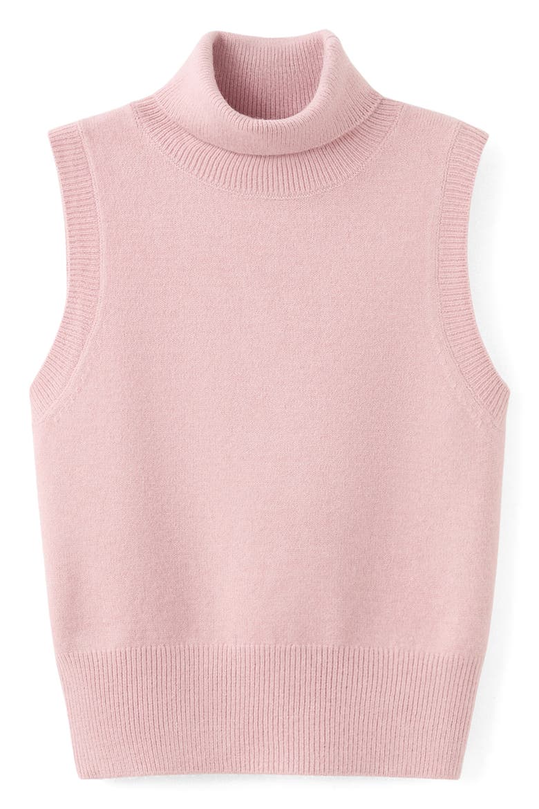 Baby Turtleneck Sleeveless Sweater, Alternate, color, LT-PASTEL PINK