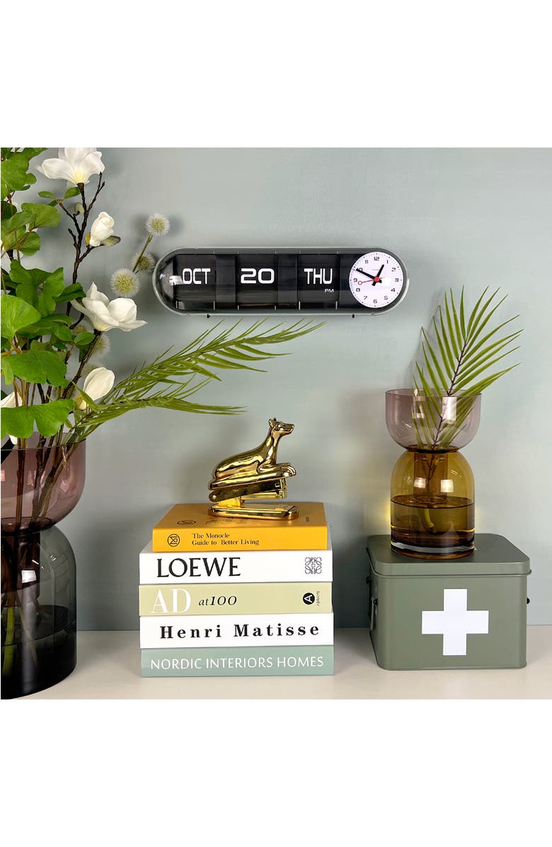 CLOUDNOLA Capsule Flip Calendar & Clock, Alternate, color, 