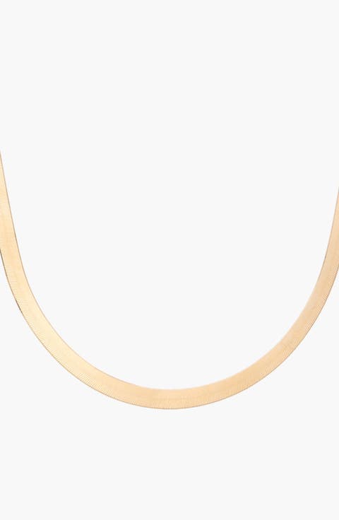 Herringbone 5mm Chain Necklace