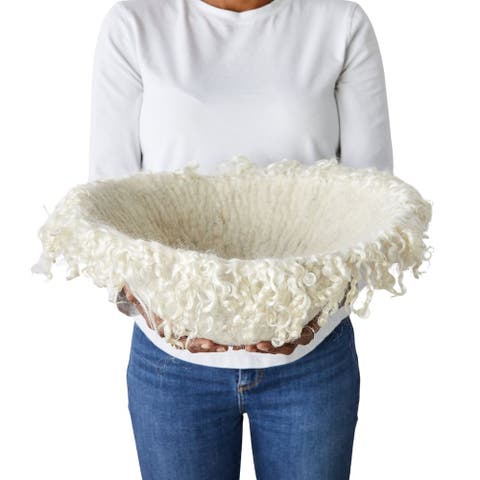 Fringed Skirt Decorative Bowl