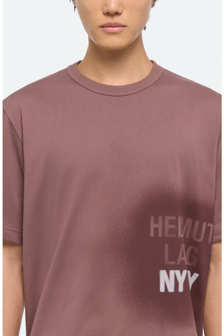 Spray Paint Logo Short Sleeve T-Shirt, Alternate, color, PEPPERCORN
