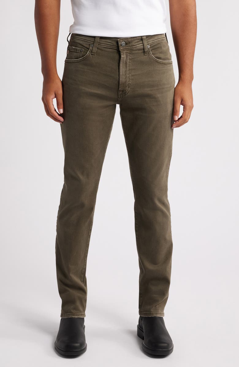 AG Everett Slim Straight Leg Jeans, Main, color, 7 Years Sulfur Dried Cedar