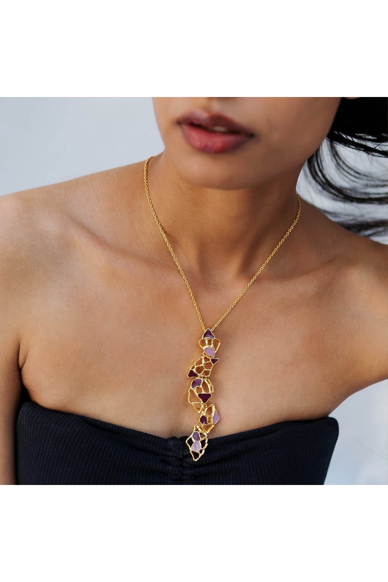 GAIA NECKLACE, Alternate, color, Gold Plated