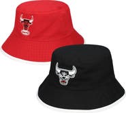 Mitchell & Ness Men's Mitchell & Ness Black/Red Chicago Bulls Flip It Reversible Bucket Hat
