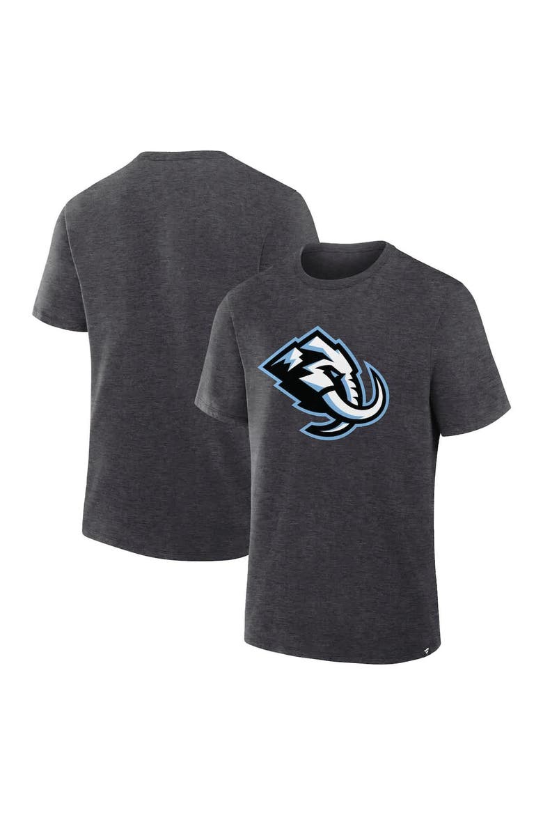 Men's Fanatics  Heather Charcoal Utah Mammoth Primary Logo Legacy T-Shirt, Main, color, Heather Charcoal