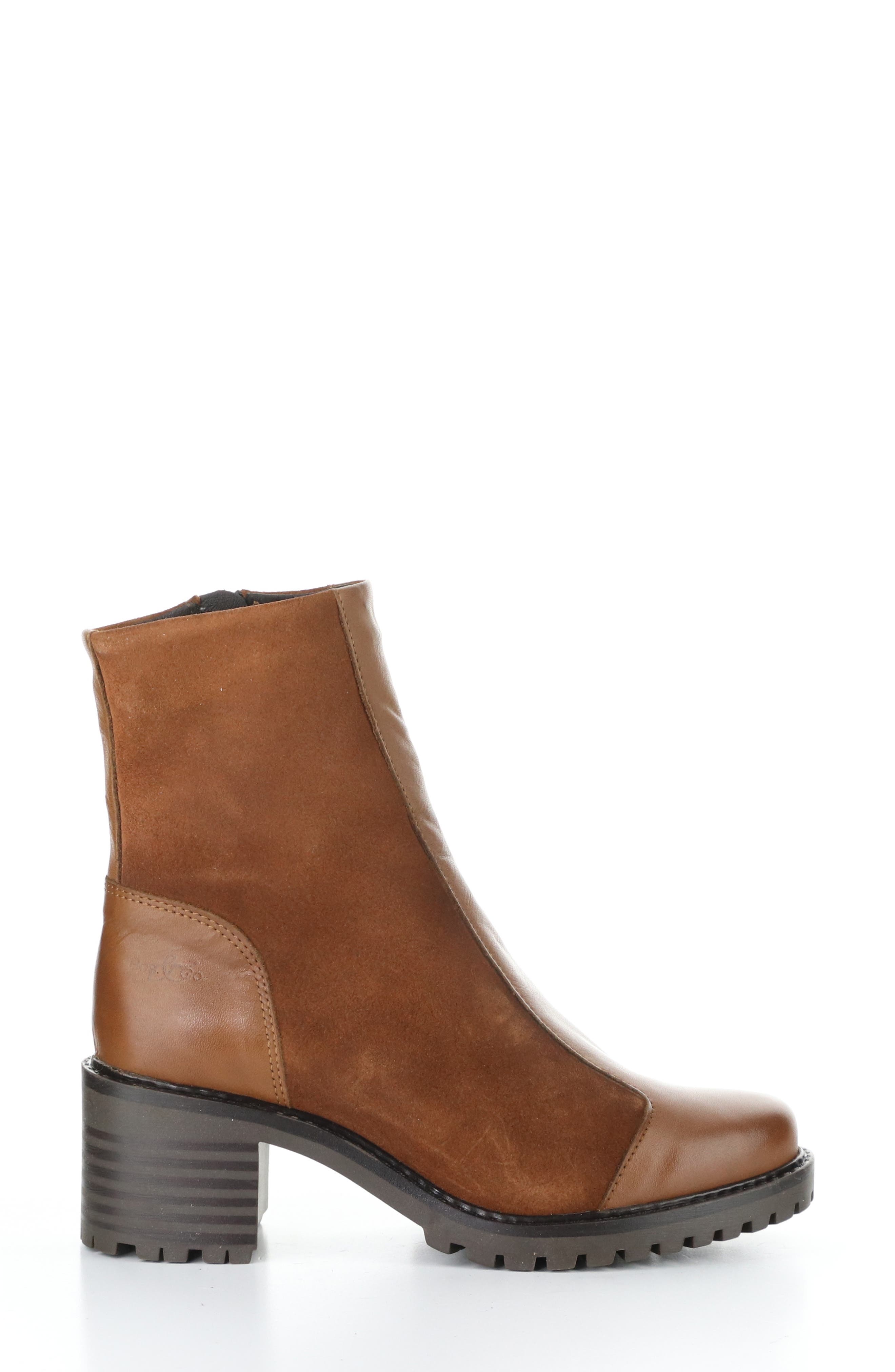 Ingrid Waterproof Bootie, Alternate, color, RICH TAN SUEDE