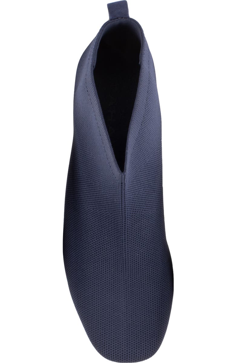 Tahari Corniche Block Heel Knit Bootie, Alternate, color, Dark Navy