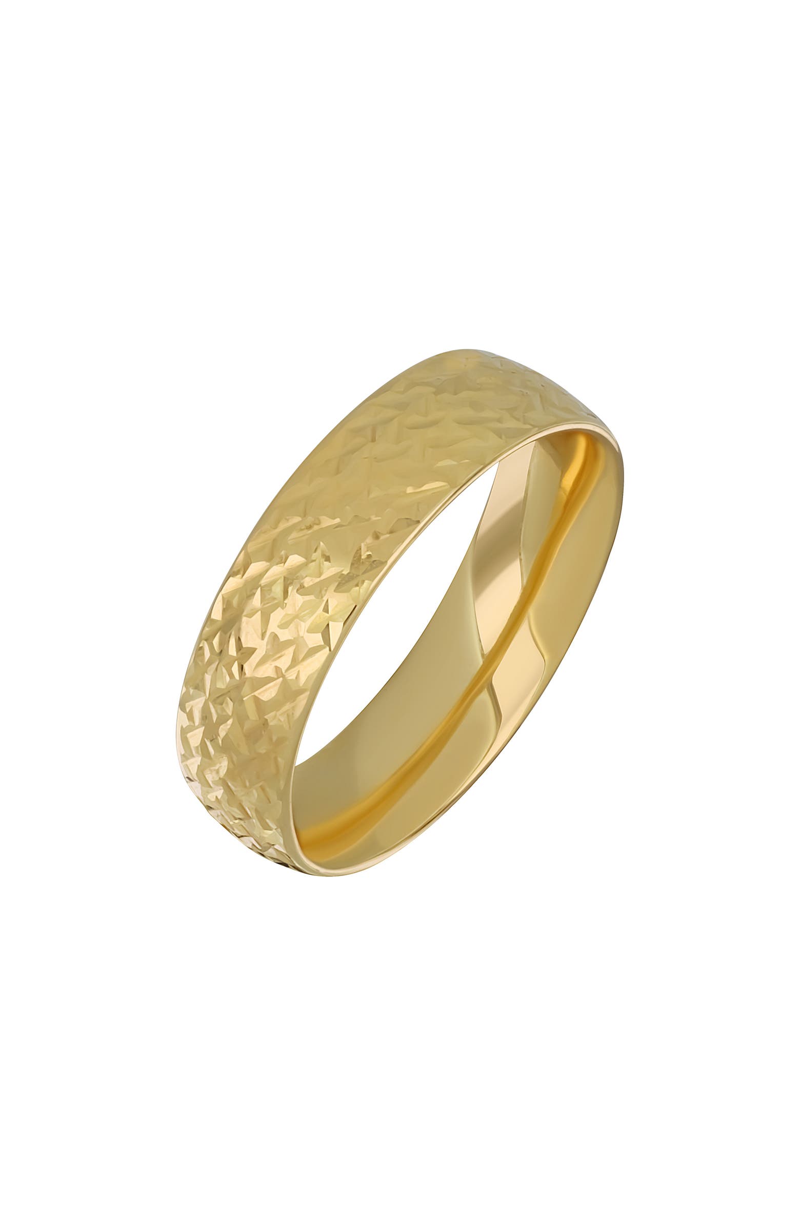 Bony Levy 14K Gold Textured Stacking Ring | Nordstromrack