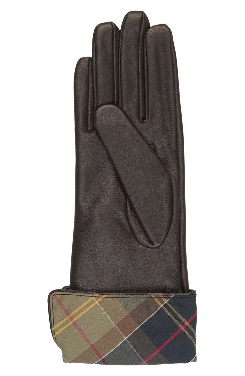 Barbour Lady Jane Leather Gloves, Alternate, color, 
