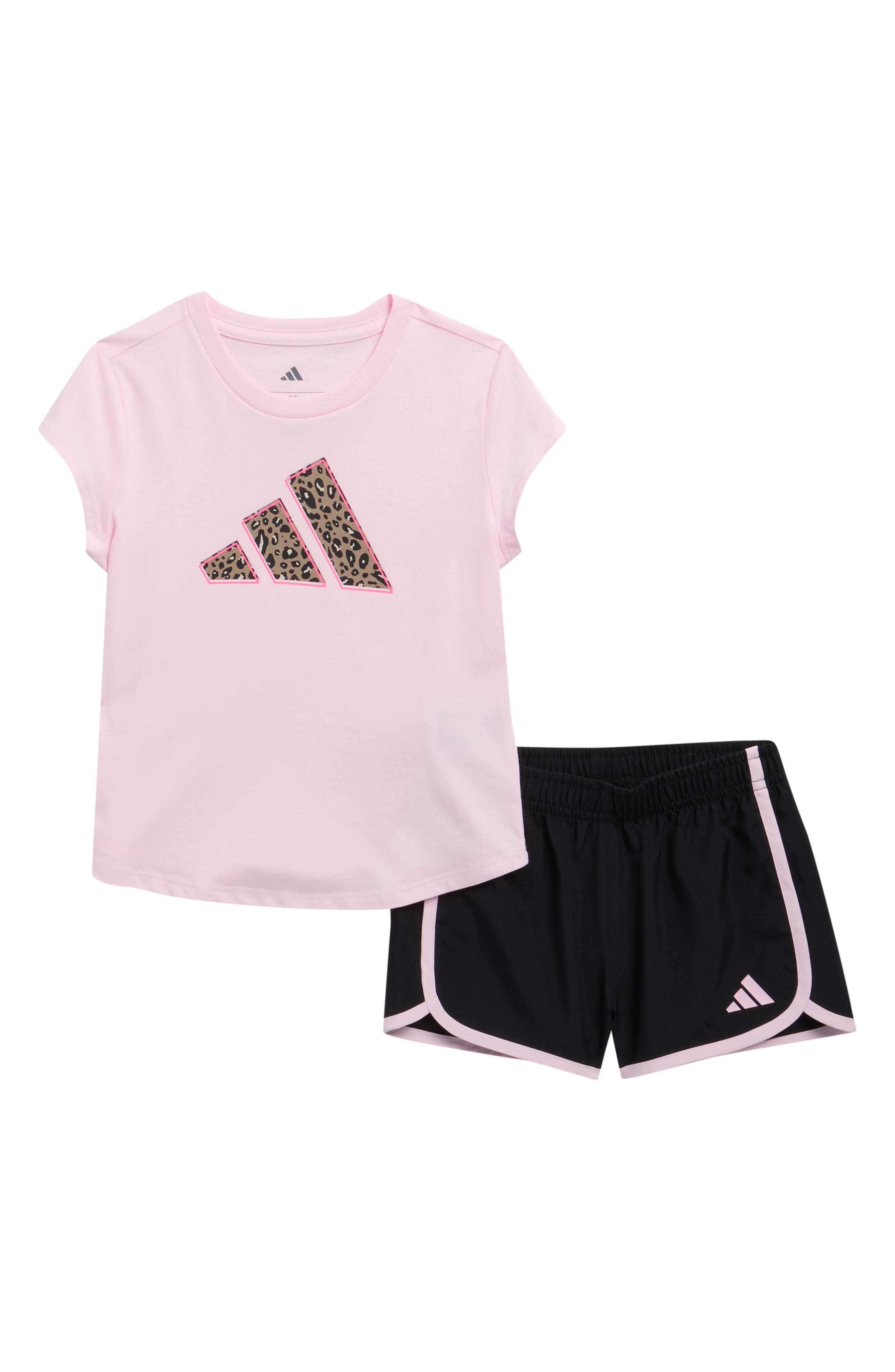 adidas Kids' Logo T-Shirt & Shorts Set