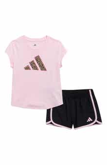 adidas Kids' Logo T-Shirt & Shorts Set