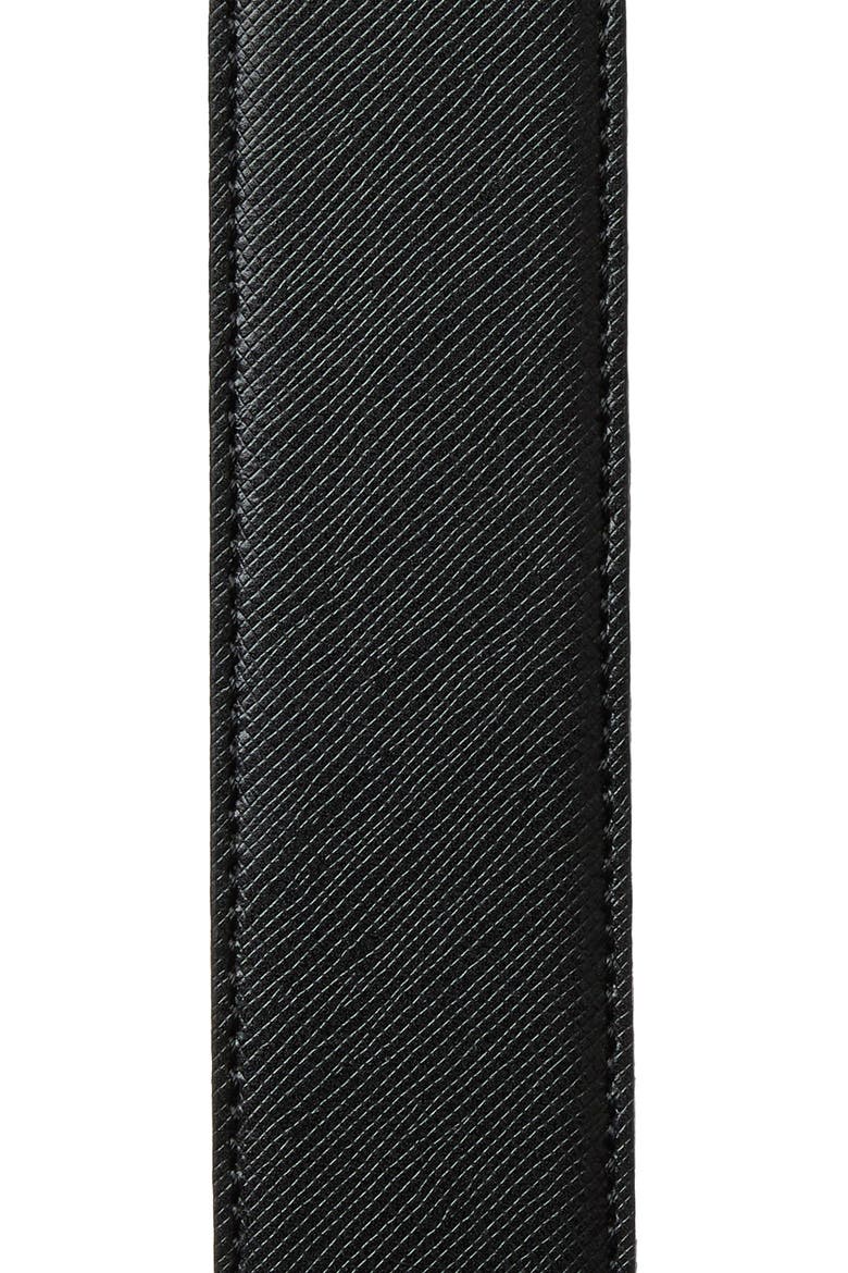Luca Leather Belt, Alternate, color, BLACK/ COGNAC