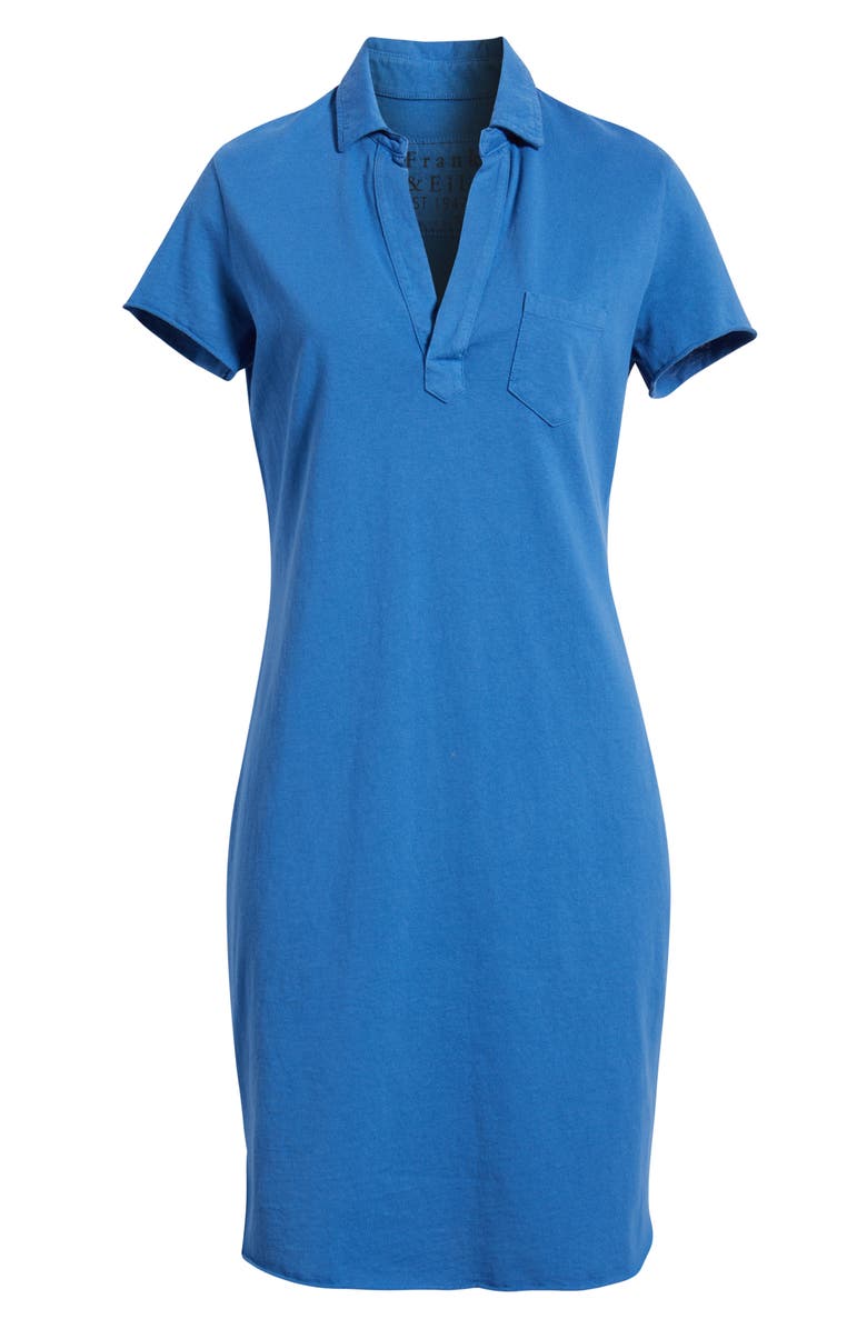 Frank & Eileen Lauren Polo Dress, Alternate, color, Lazuli