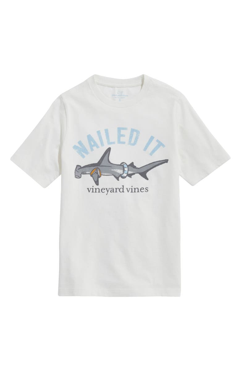 vineyard vines Kids' Nailed It Graphic T-Shirt, Main, color, 