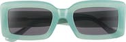 DIFF 53mm Rectangle Sunglasses
