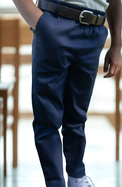 Little Paper Kids Theodore Pant In Blue