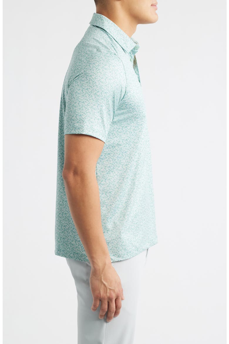 XC+™ Ace Performance Golf Polo, Alternate, color, SURF GREEN GOLF BALL