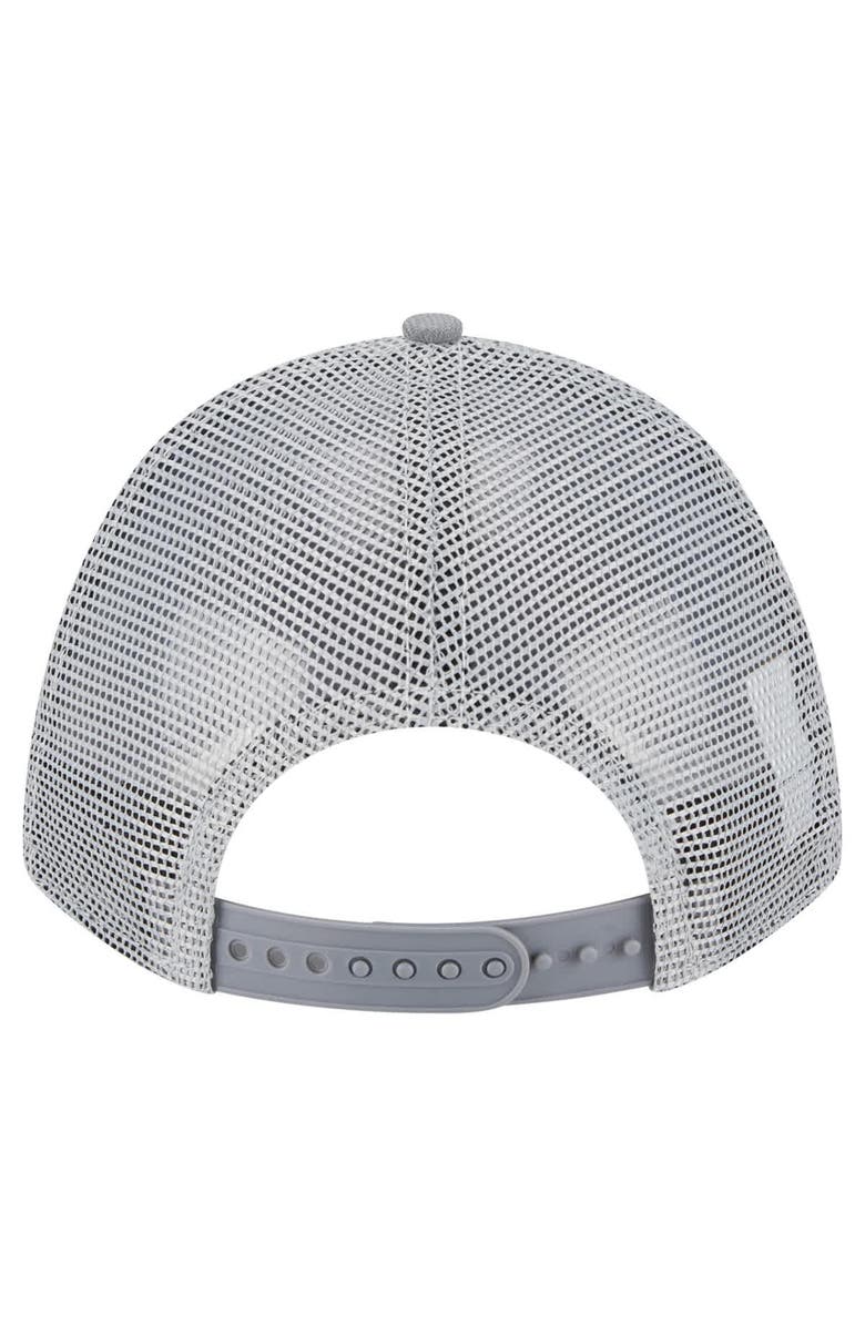 New Era Men's New Era Gray Toronto FC Color Pack 9FORTY M-Crown A-Frame Adjustable Trucker Hat, Alternate, color, Gray